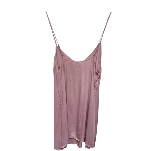 Free People Women's Slip Pale Pink Desert Dazed Rayon Adjustable Large - Picture 3 of 9